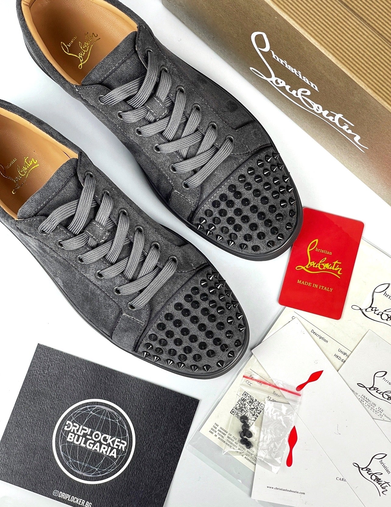 LOUBOUTIN КАДИФЕ СИВ
