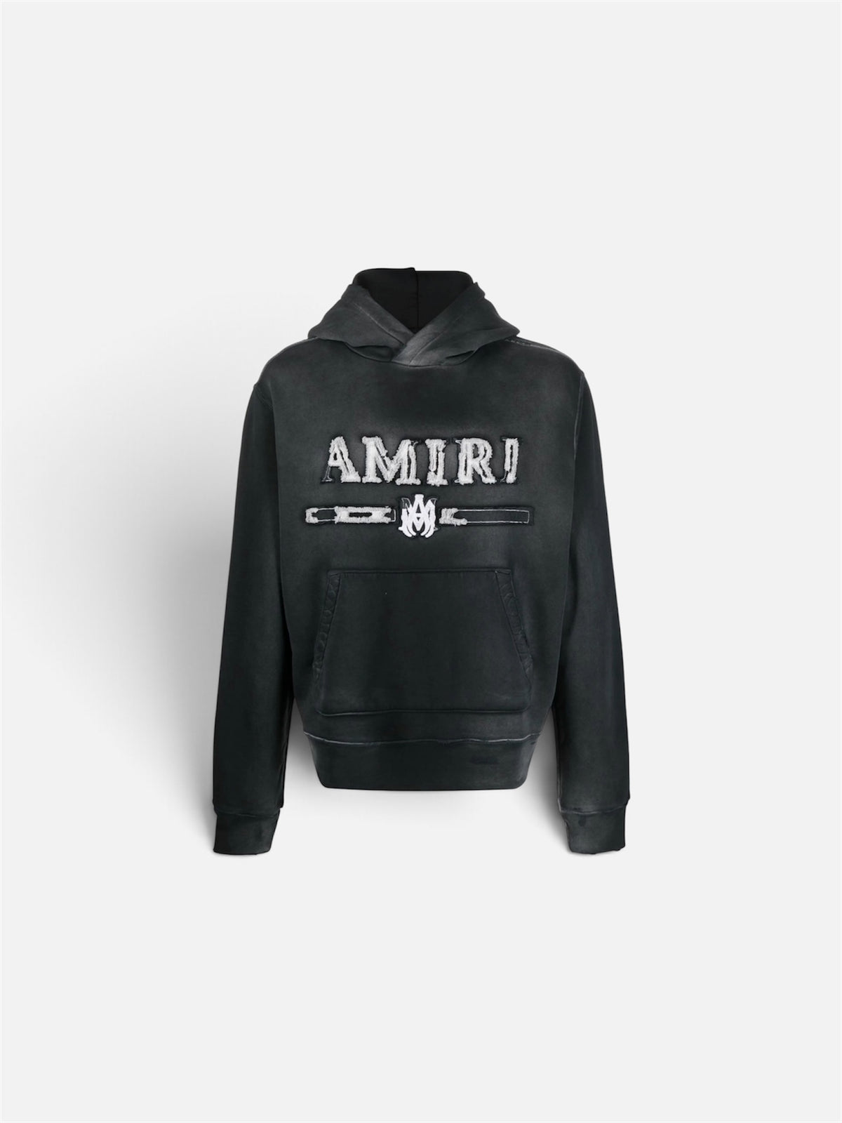 Faded Effect Logo Hoodie