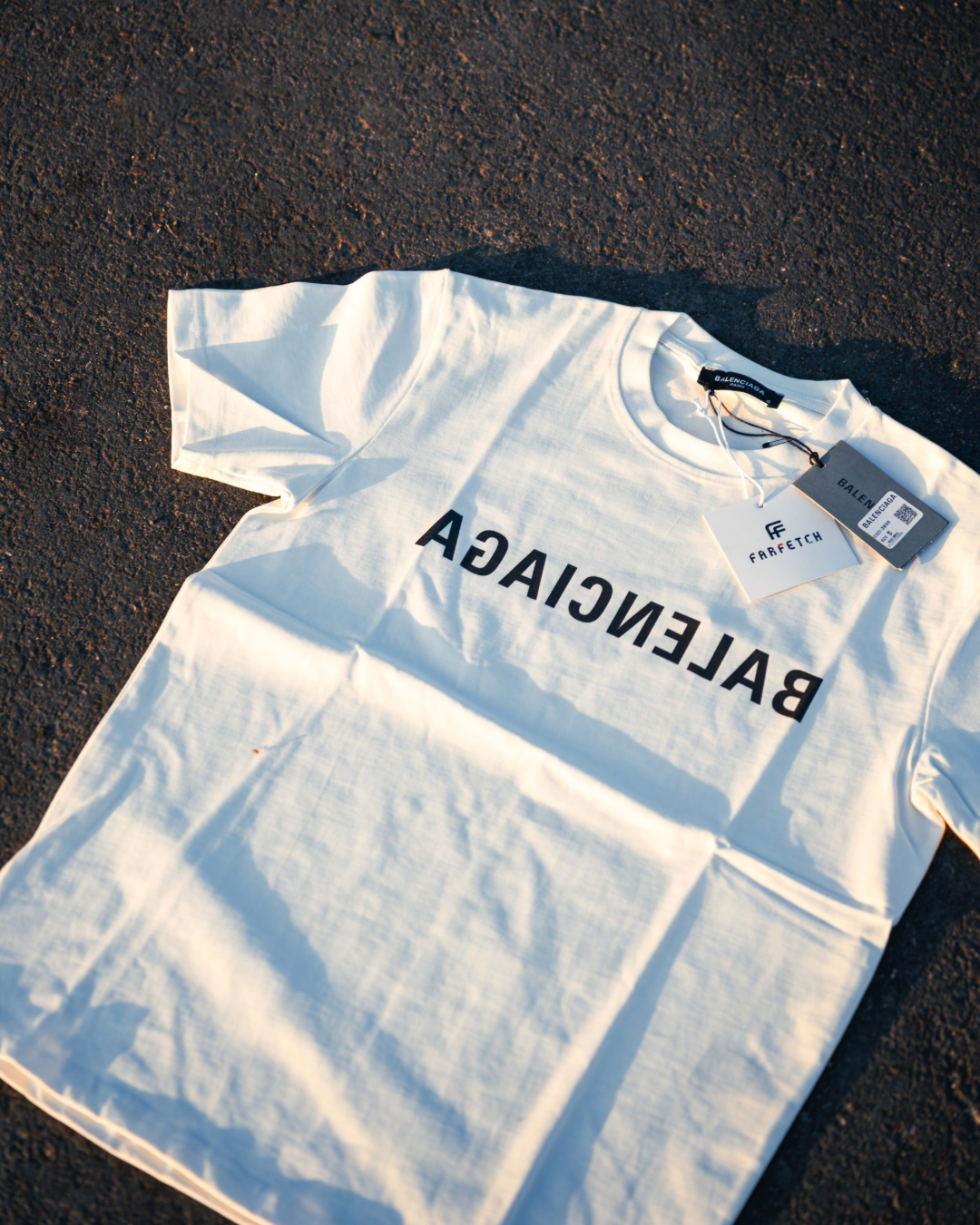 BALENCIAGA T-SHIRT WHITE DRIPLOCKER.BG