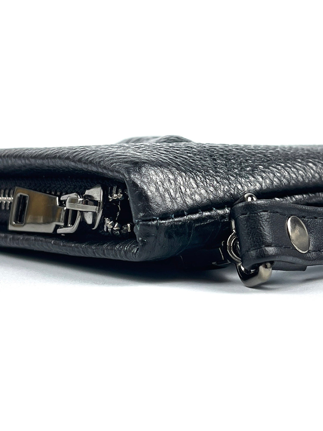 Leather Snake Clutch