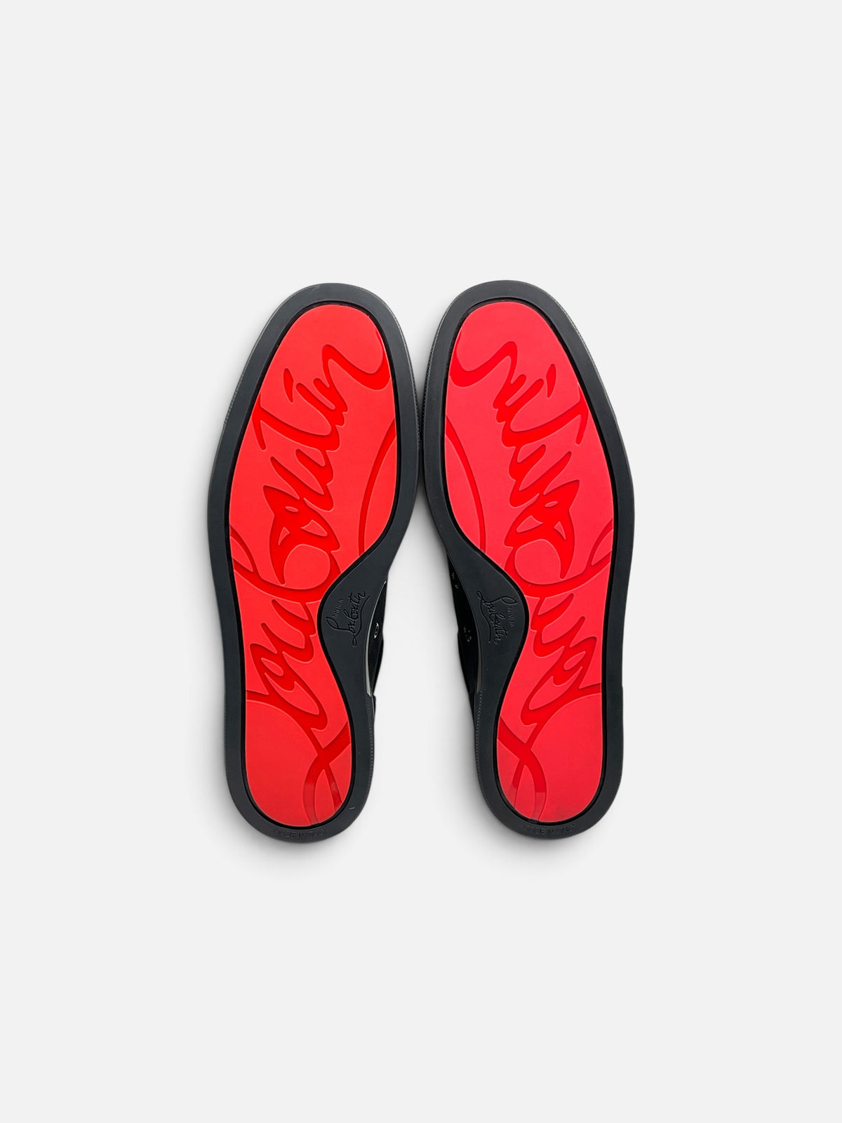 Louboutin Черно кадифе