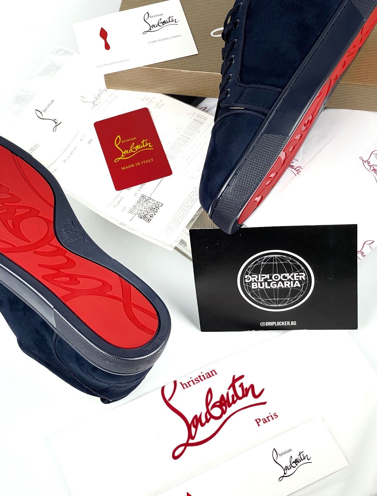 Тъмносиньо на Louboutin