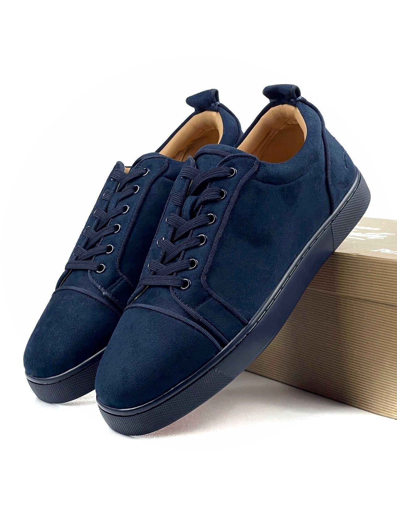 Louboutin dark blue best sale