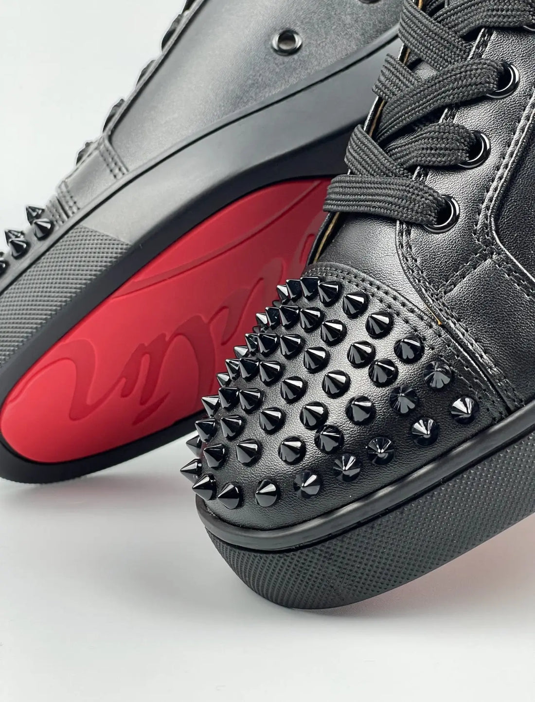 LOUBOUTIN BLACK LEATHER My Store