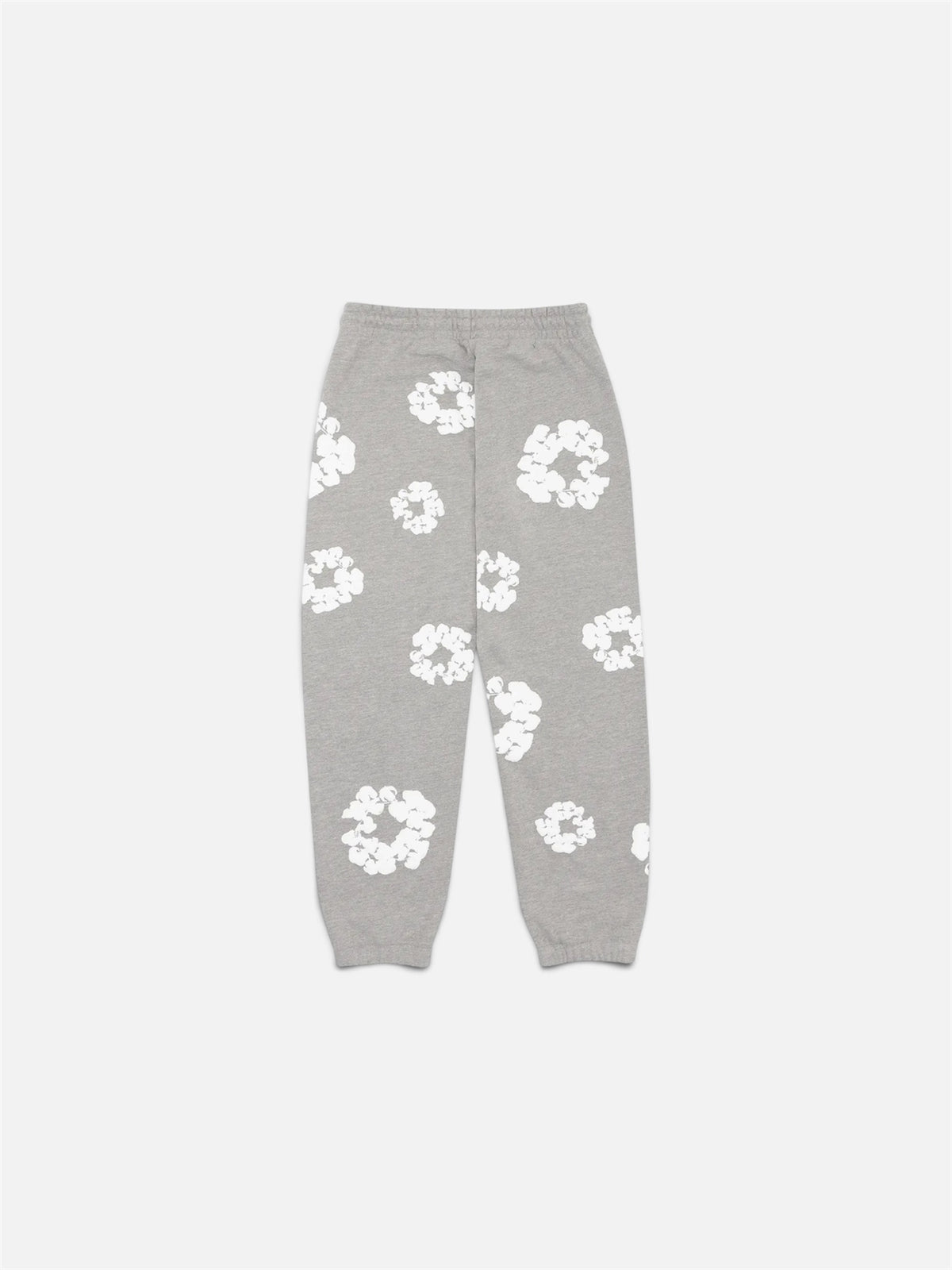 Grey Cotton Wreath Pants