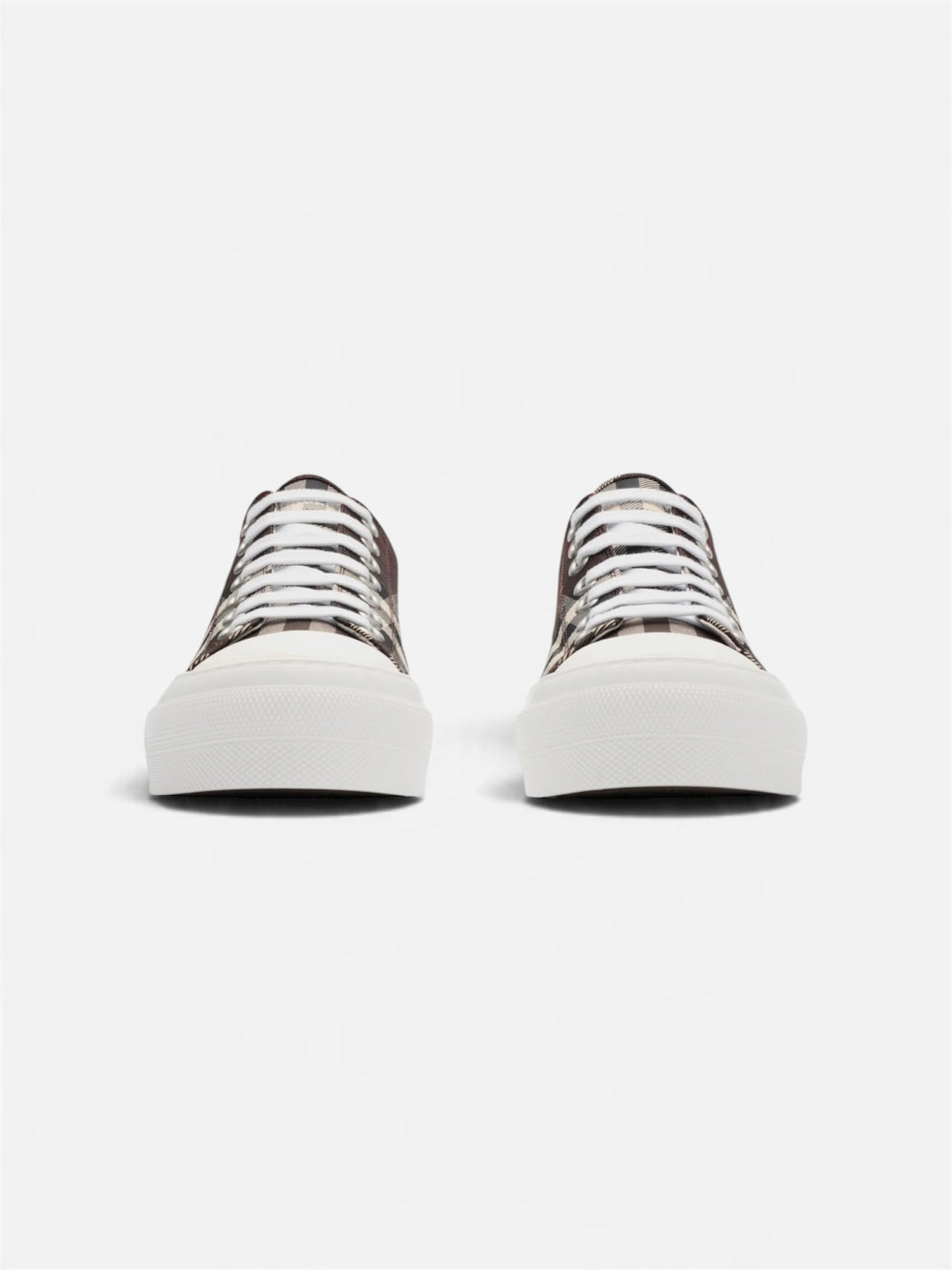 Check-Pattern Sneaker
