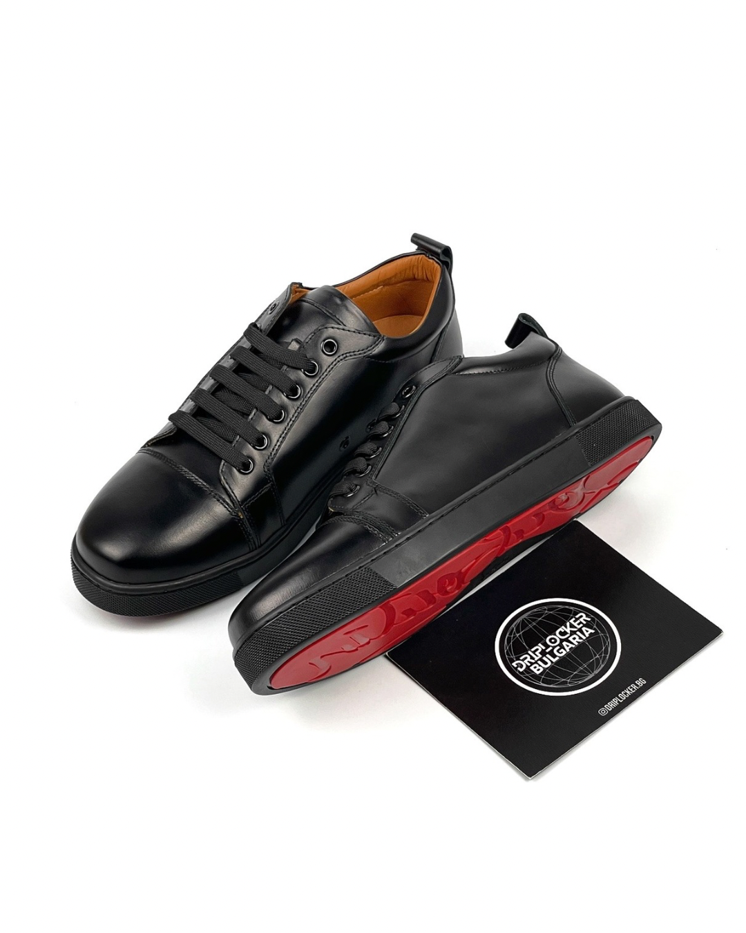 Louboutin Black Leather