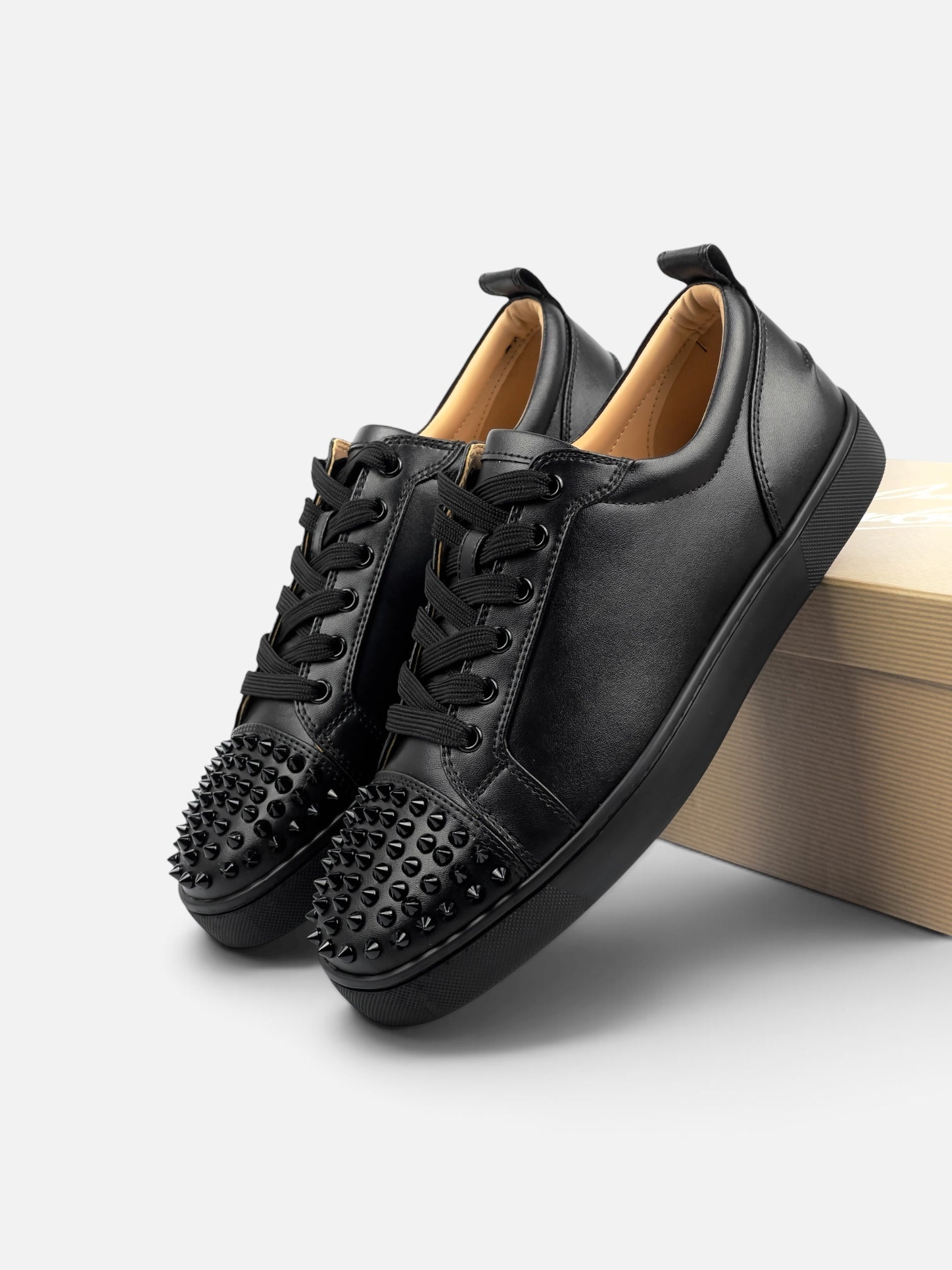 Louboutin Black Leather